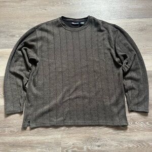 Faded Glory Men's Dark Brown Crewneck Sweater